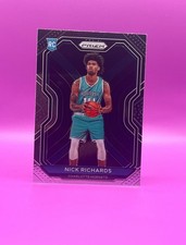 2020-21 Panini Prizm #253 Nick Richards Rookie Card Charlotte Hornets. rookie card picture