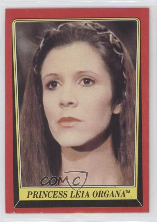 1983 Topps Star Wars: ROTJ Princess Leia Organa Carrie Fisher #5 oc3
