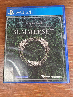 The Elder Scrolls Online: Summerset (PlayStation 4 PS4, 2018) Complete w Inserts