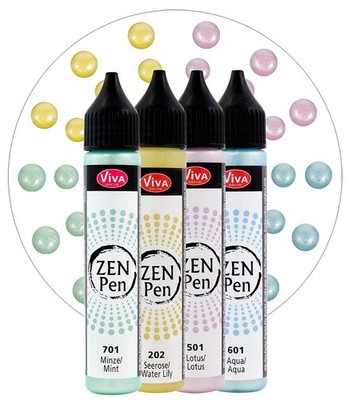 ViVA DECOR Zen-Pen Farbset ''Leichtigkeit'' 4er Set