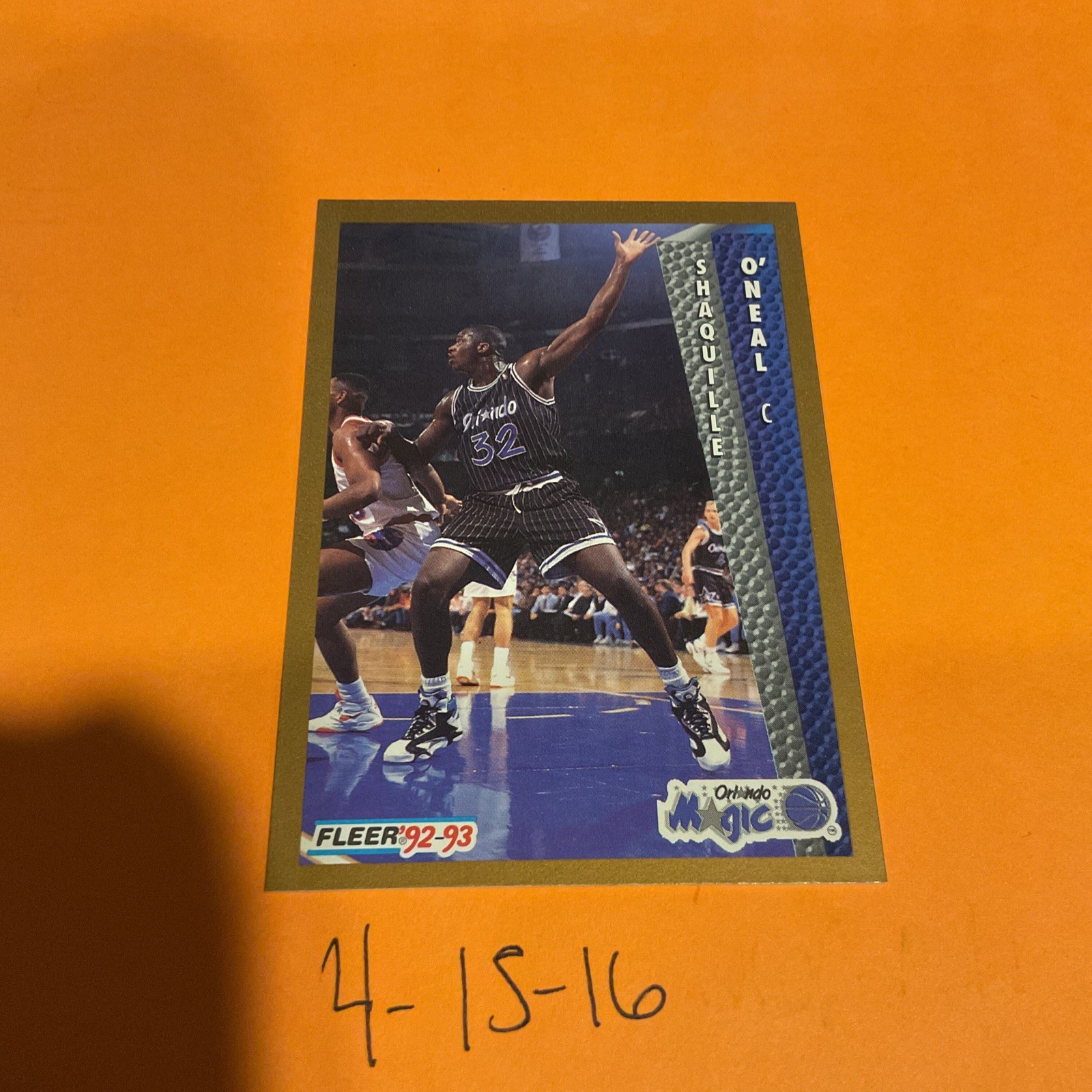 BEAUTIFUL 1992-93 Fleer #401 Shaquille O'Neal RC, Orlando Magic, MINT!!