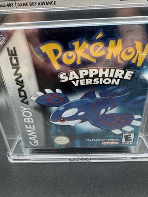 Pokémon Sapphire Version - Wata 9.4 A+ Sealed, GBA Nintendo