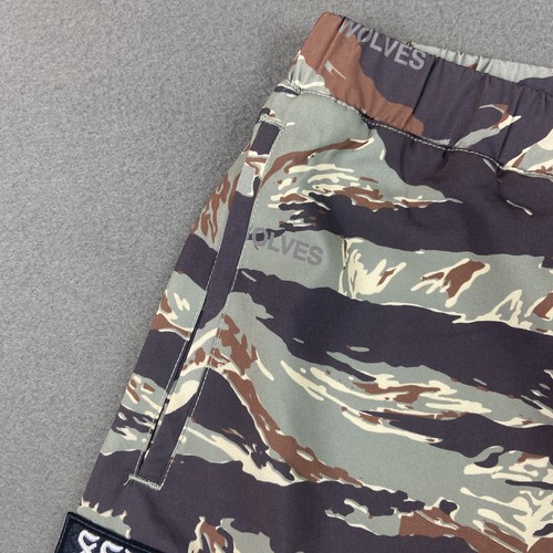 Darc Sport Shorts Mens Medium Camo Athletic Wolves Numbered 1000 Gym Lined - Picture 3 of 12