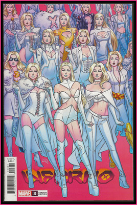 INFERNO #3 (2022) DAUTERMAN 1:25 VARIANT EMMA FROST WHITE QUEEN X-MEN MARVEL NM