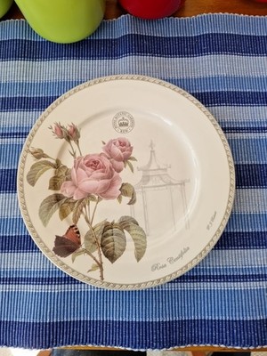 Set Teetassen und Dessertteller Porzellan Kew Garden Rose