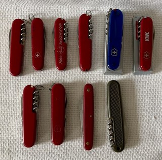 Taschenmesser Klappmesser Konvolut Sammlung Viktorinox 10 st