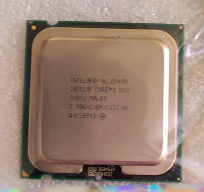Intel Core 2 Duo E8400 3.00GHz 6MB L2 LGA775 Socket T CPU SLB9J