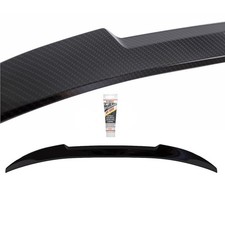 Sport EVO Heckspoiler Hecklippe breit Carbon glanz Kleber passt für BMW 5er G30