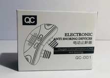 QC-002 Electronic Anti Snoring Device With Charging Cord & Instructions