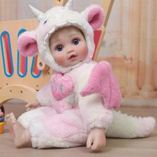 Reborn Baby Doll Girl 18 Inch Full Body Posable Realistic 3D Skin