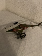 ERTL VIPER X ATTACK HELICOPTER MODEL TOY AIRWOLF STYLE 1986 army green