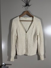 Aritzia Wilfred Granada Cardigan In Heather Light Oatmeal 2XS