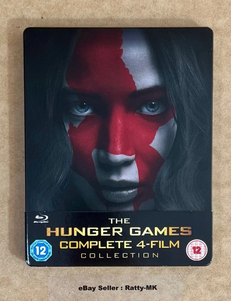 HUNGER GAMES THE COMPLETE COLLECTION - (UK) BLU RAY STEELBOOK (READ DESCRIPTION) - Image 2 of 4