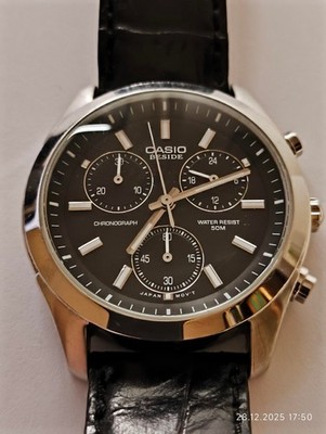 Edler Vintage Chronograph Casio Beside   Zustand sehr gut & Neue Batterie