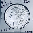1884 MORGAN SILVER DOLLAR HI GRADE GENUINE U.S. MINT RARE COIN 8545