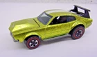 Hot Wheels Redline 1969 Mighty Ford Maverick RARE Gold