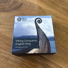 2017 King Canute £5 Viking Conqueror Silver Proof Coin