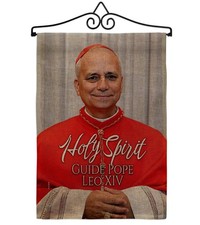 Vatican Flag Kit Hanger Wall Art Plaque Canvas Burlap Tapestry Catholic Churc...