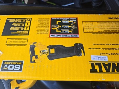DEWALT DCS389B Flexvolt 60V Cordless Reciprocating Saw