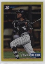 2021 Bowman Heritage Prospects Yellow Chrome Refractor 18/75 James Beard 0w3