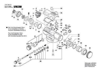 Bosch Ersatzteile für GOL 26 D Optisches Nivelliergerät