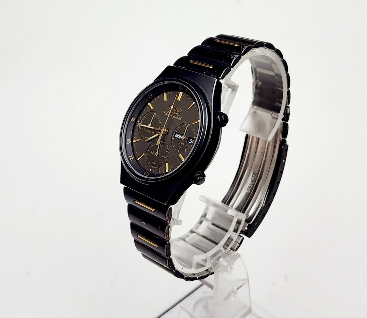 Men's JAPAN Vintage 1986 CHRONOGRAPH Watch SEIKO 7A38-7180 | eBay