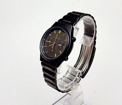 Men's JAPAN Vintage 1986 CHRONOGRAPH Watch SEIKO 7A38-7180 | eBay