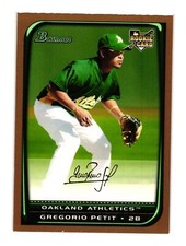 2008 Bowman Draft Picks & Prospects #BDP54 Gregorio Petit Oakland Athletics