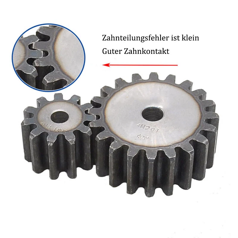 Modul 2.5/3/4/5 Zahnrad Stirnräder 10-70 Zähne Dicke 25mm-40mm C45 Stahlzahnrad - Bild 4 von 4