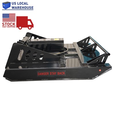 US stock 72'' Skid Steer Hydraulic Heavy Duty Brush Mower Cutter Attachments