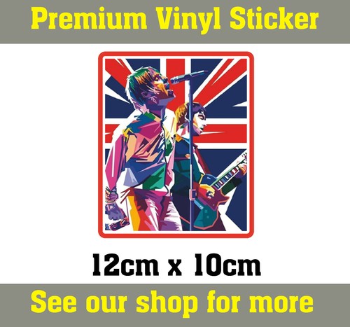 Oasis Band Noel & Liam Musik - Vinyl-Aufkleber - Bild 1 von 3