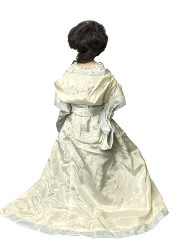 VTG Franklin Heirloom Gibson Girl Boudoir Porcelain Doll w BOX & STAND - Picture 3 of 10
