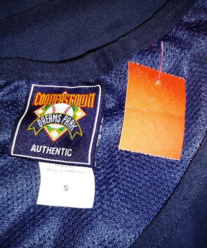 Nuevo Suéter Rompevientos Cooperstown Dream Park Auténtico Malla Azul Rojo Talla S - Imagen 3 de 3