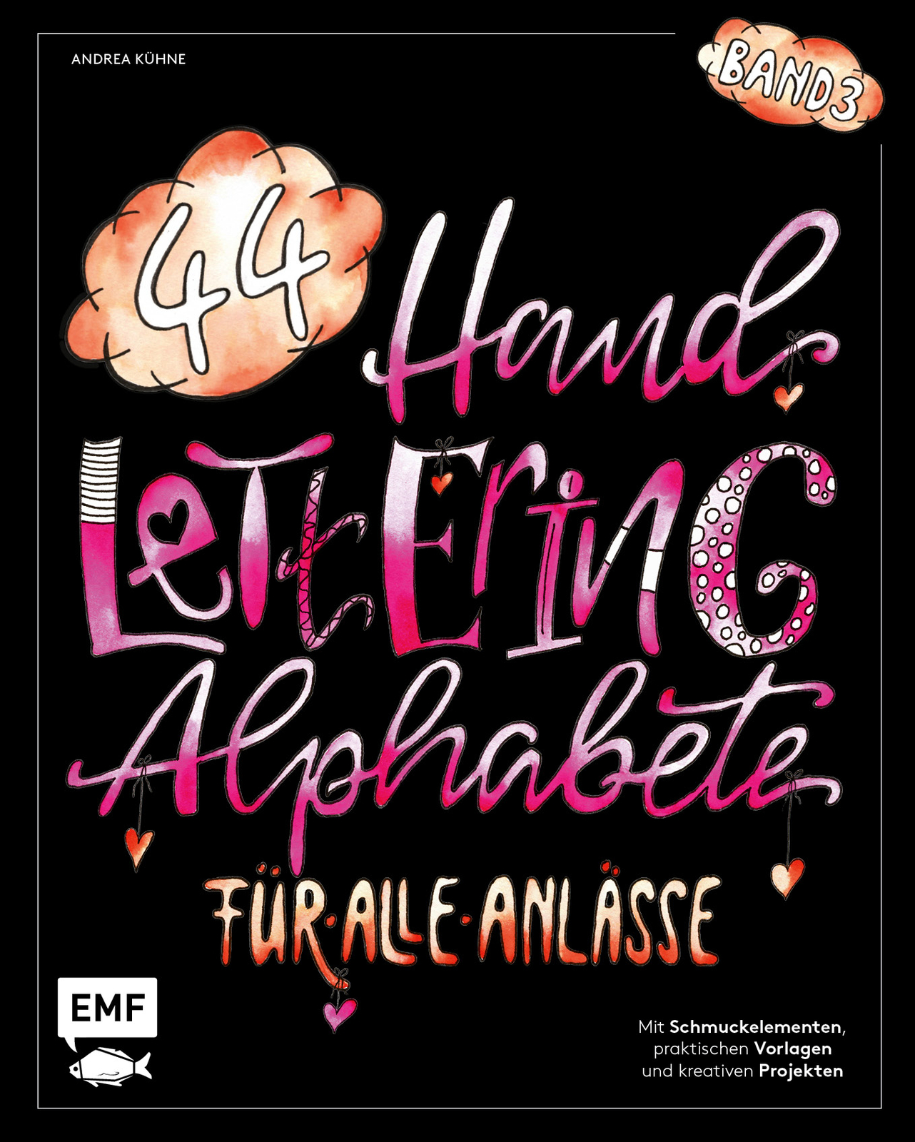 Thumbnail - Andrea Kuhne / Handlettering 44 Alphabete – Für Alle Anlässe – Band 3
