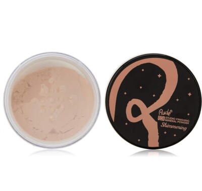 rude finishing mineral powder shimmering highlighter setting powder