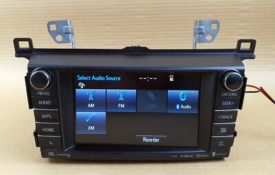 Toyota Rav4 2018 JBL Gracenote XM Touch Screen 86804-42250 OEM Id 100576 Used