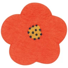 Now Designs Poppy Felt Wool Trivet (JTS3437D)