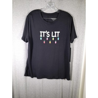 Carbon Copy Graphic Tshirt Womens XLarge Made In USA Its Lit Party Christmas