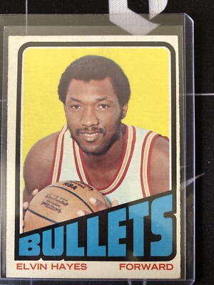 Elvin Hayes #150 Topps 1972-73 Basketball Bullets Wahington Nba Top 75