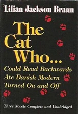 The Cat Who Could Read Backwards  The Cat Who Ate Danish Modern  T - VERY GOOD