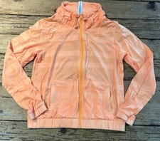 Lorna Jane women  s size s bright orange zipper activewear jacket