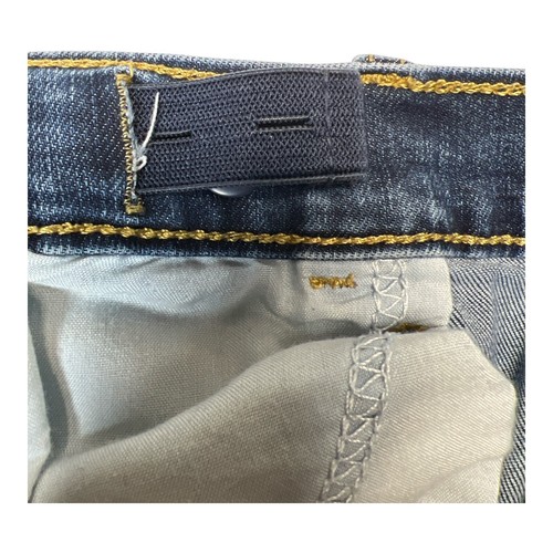 Cat & Jack Girls Slim Jeans Size 16 Super Stretch Adjustable Waist Distressed - Picture 4 of 7