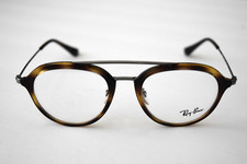 Ray-Ban Round Small Havana Gunmetal Optical RB9065V 3650 48-18-130 Eyeglasses A