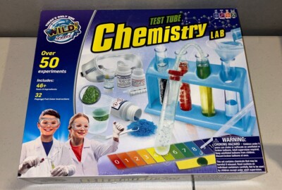 Wild Science Test Tube  Experiments Chemistry Lab 50+  NEW In Box!