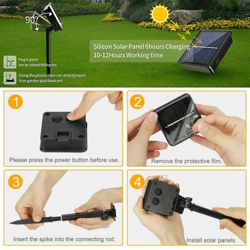 Solar LED Strip Light Flexible Lamp Outdoor Garden Home Patio 150/300 led - Picture 11 of 30