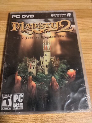 Majesty 2: The Fantasy Kingdom Sim  (PC, 2009) Win 2000 XP Vista New Sealed