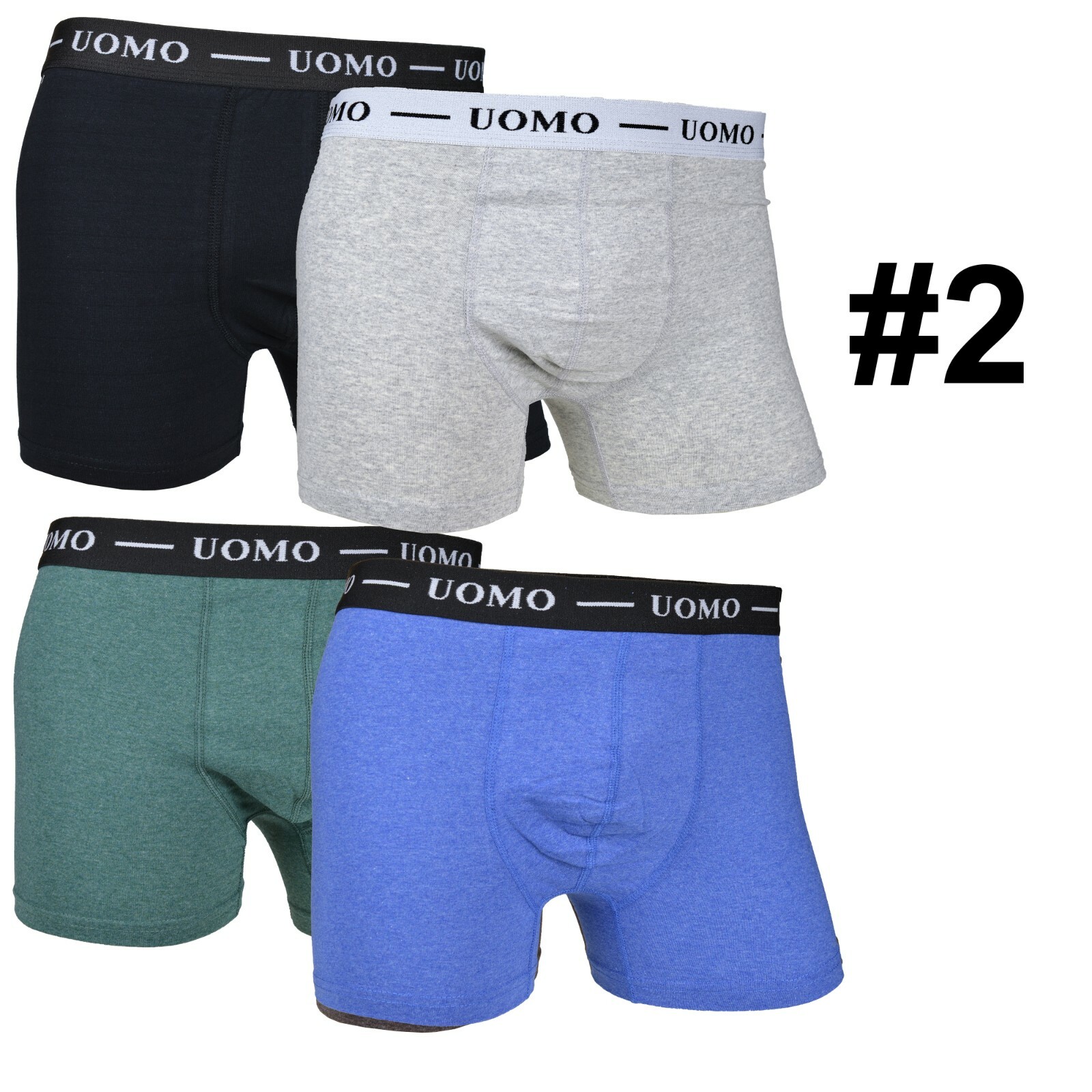 4er Pack Herren-Boxershorts – Langbeinige Retroshorts, Gestreift, Aus Baumwolle, Größen S-5XL