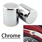 2pc Chrome Docking Hardware Cover Point Kit For Harley Touring Road Street Glide