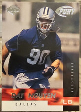 1999 Collector's Edge Fury Dat Nguyen RC #189 Dallas Cowboys