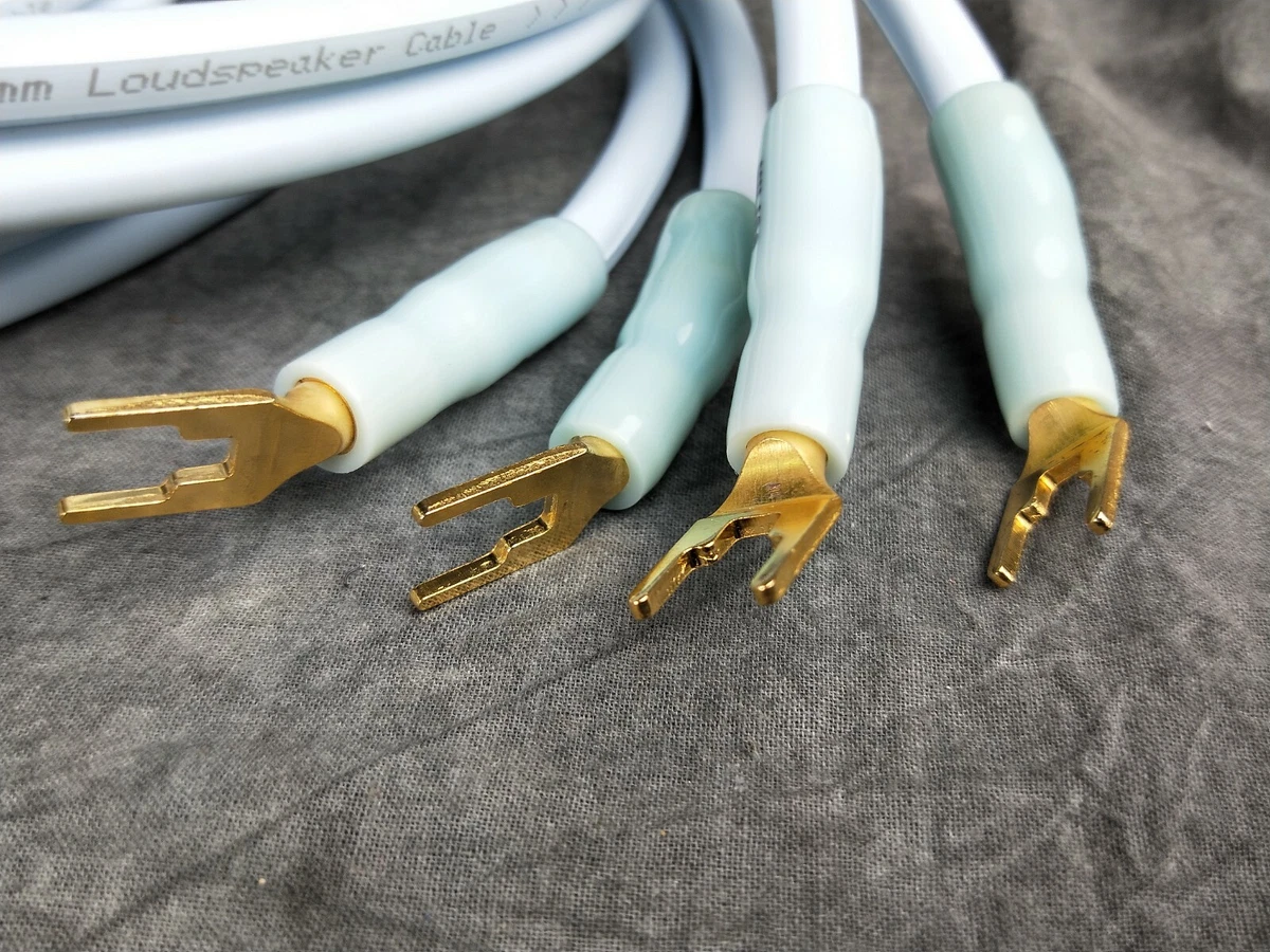 SUPRA SWORD M6 Y / Y LoudSpeaker cable 2M W/ Original Box In Excellent
